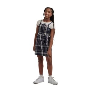 NWT Limited Too Girl's Plaid Jumper Dress. Size 12/14 Large